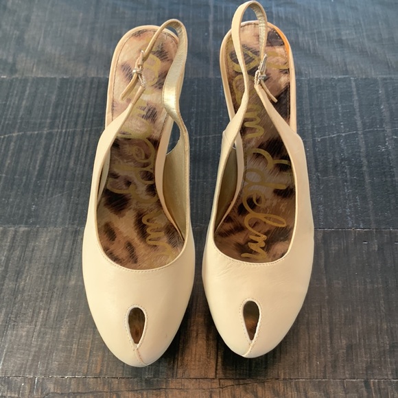 Sam Edelman Platform Sling Back Heels- Size 8 - Picture 2 of 4